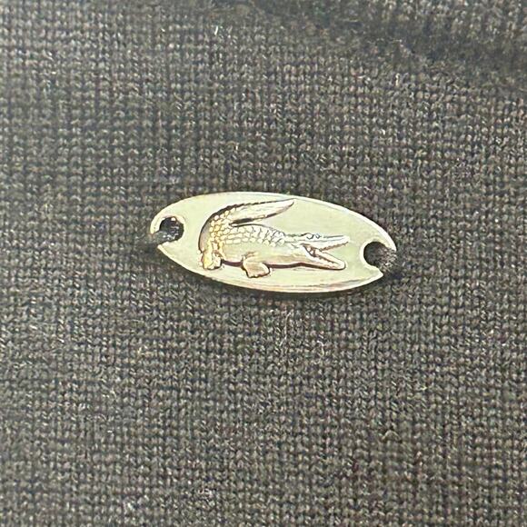 Lacoste women's wool blend mid rise leggings base layer black size S - Picture 5 of 8